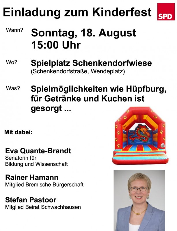 SPD Kinderfest Schwachhausen